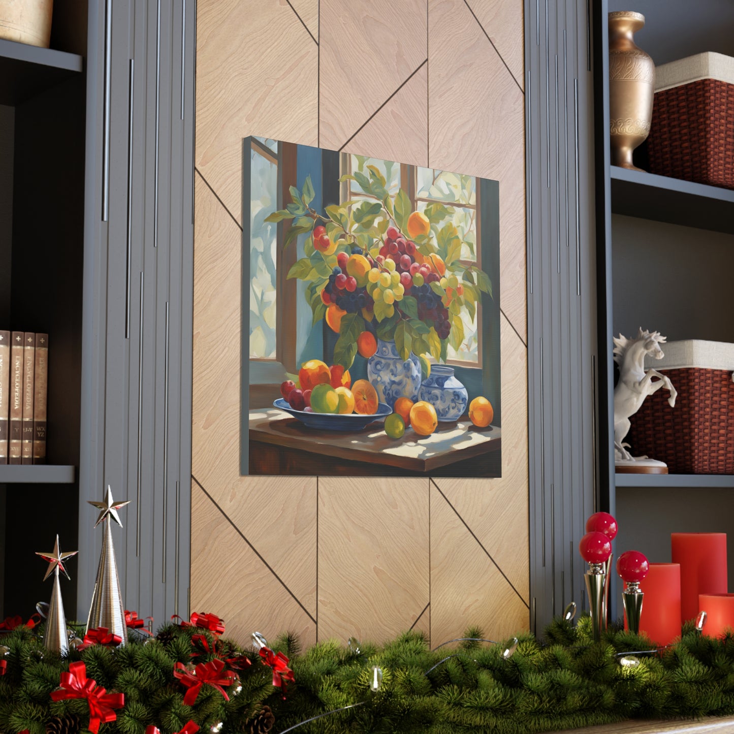 Vibrant Fruit Still Life Canvas Gallery Wraps - Perfect for Home Decor and Gift Giving Still Life Arts