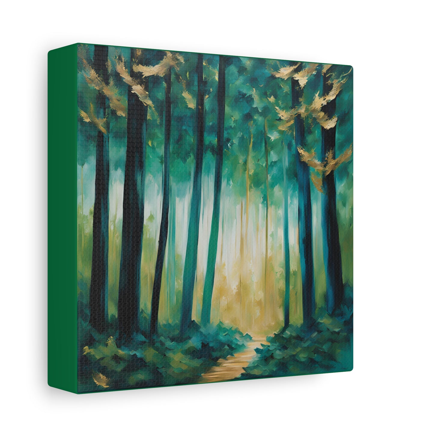 Serene Forest Canvas Wall Art – Tranquil Nature Landscape Print