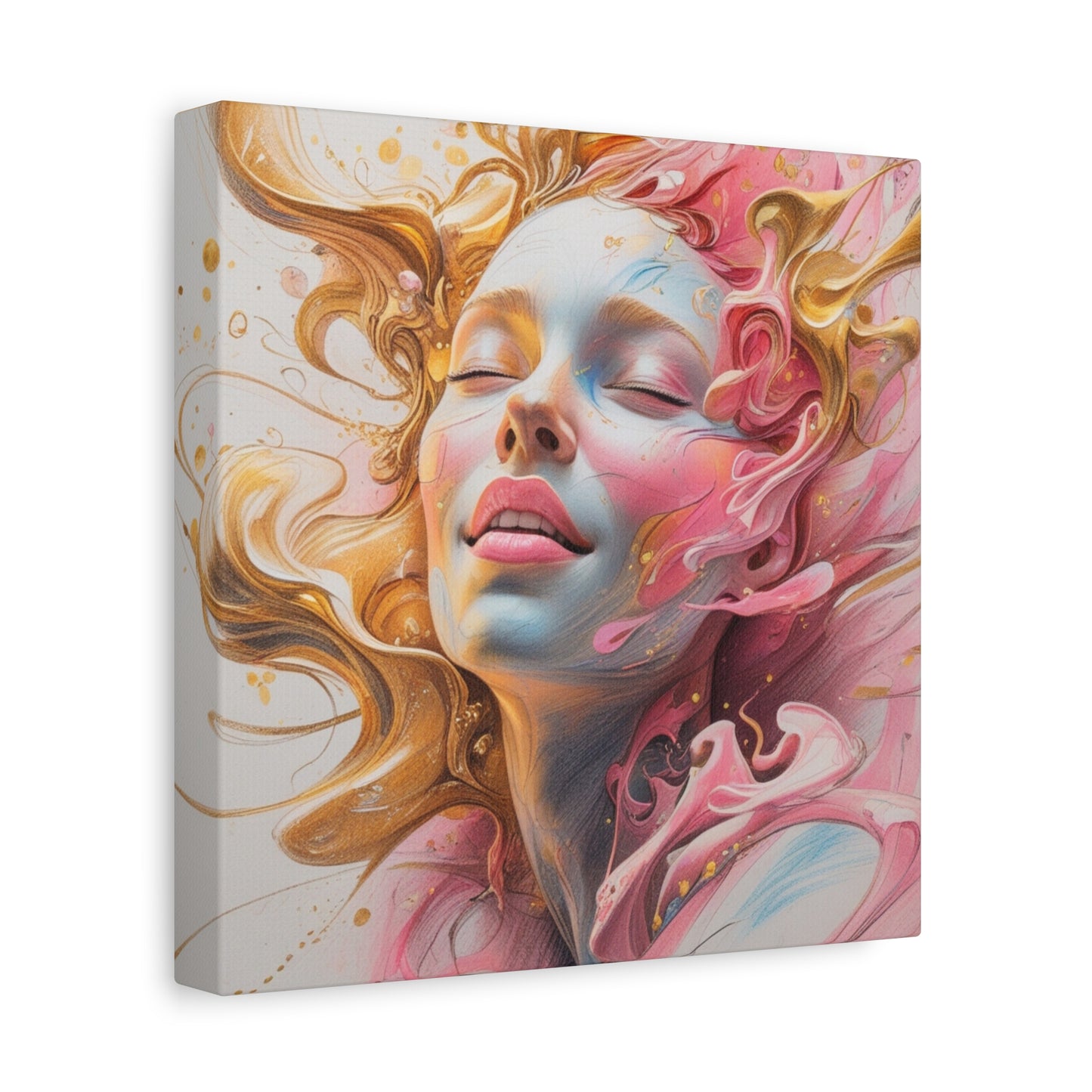 Canvas Wall Decor - Abstract Woman Portrait