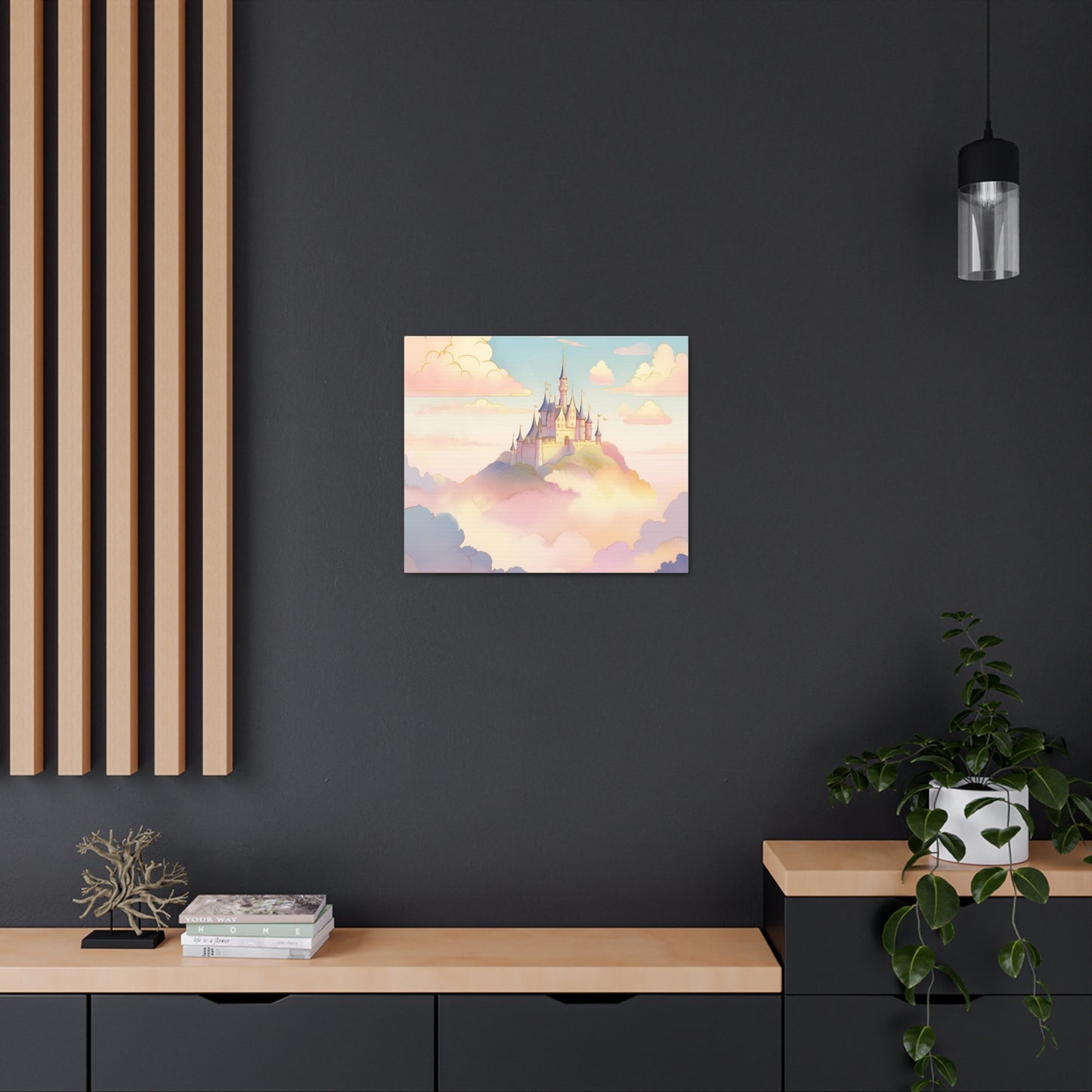 Magical Castle Canvas Gallery Wrap – Enchanting Wall Art for Dreamy Decor