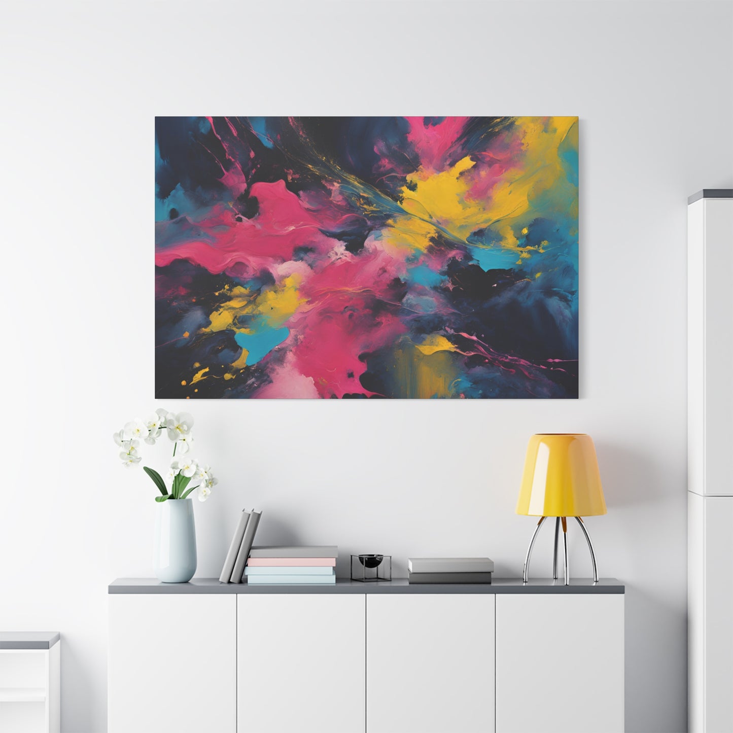 Vibrant Abstract Canvas Wall Art – Modern Colorful Décor | Crafted Canvass