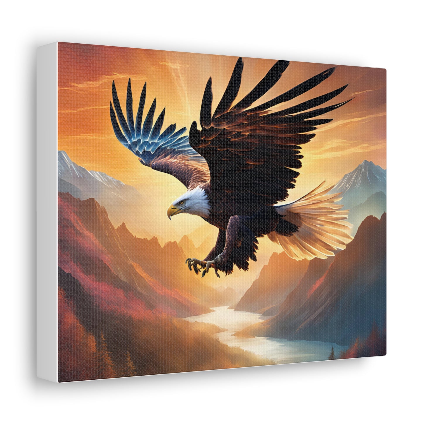 Majestic Eagle Canvas Gallery Wrap - Stunning Wall Art for Nature Lovers