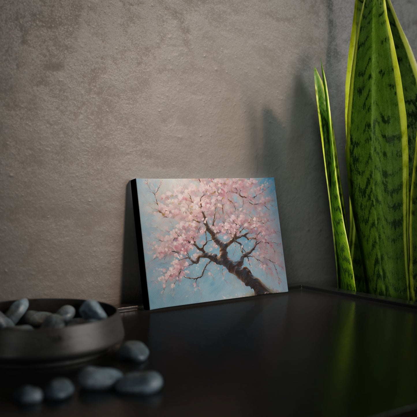 Canvas Photo  - Cherry Blossom Wall Art for Home Decor