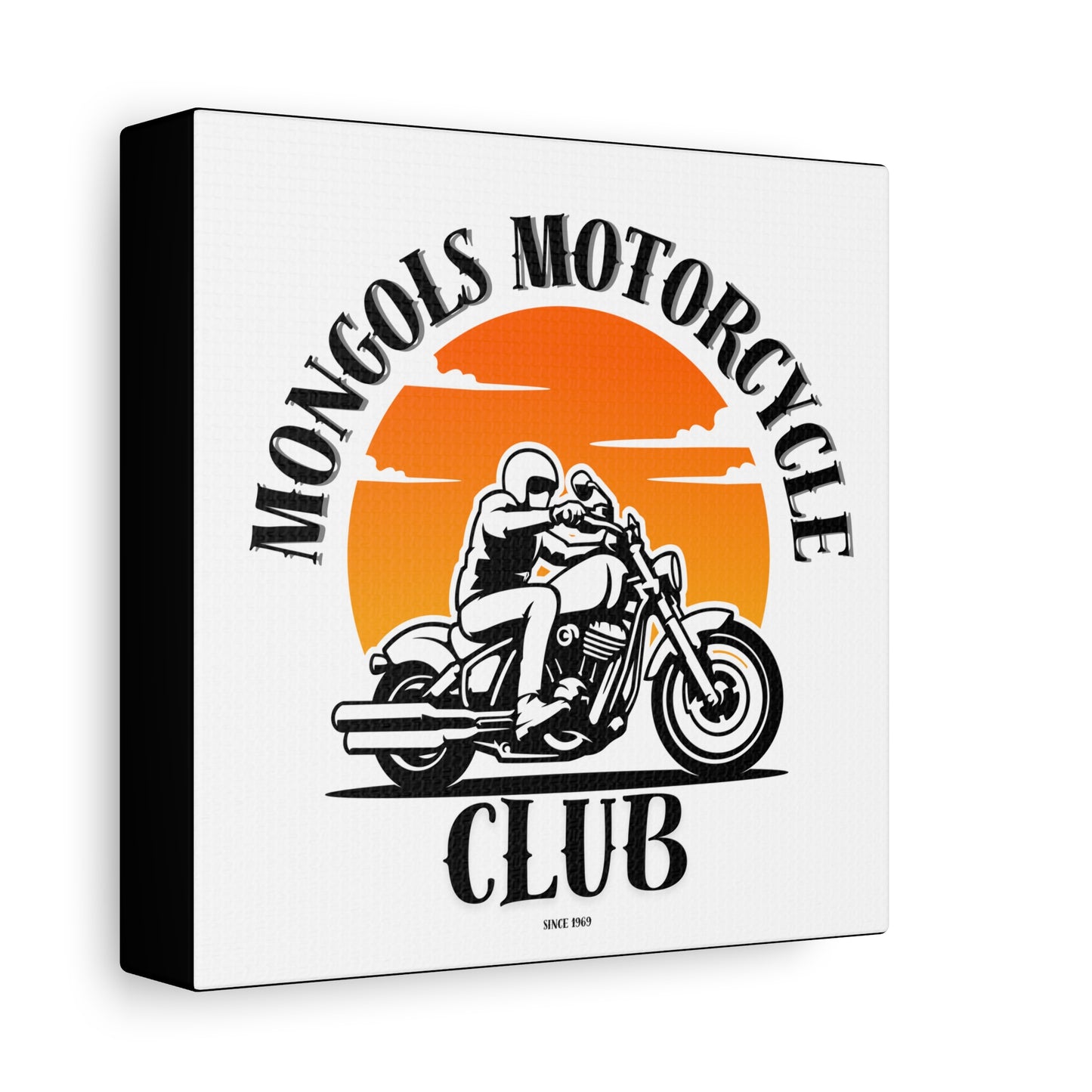 Mongols Motorcycle Club Canvas Art – Bold Wall Decor for True Bikers