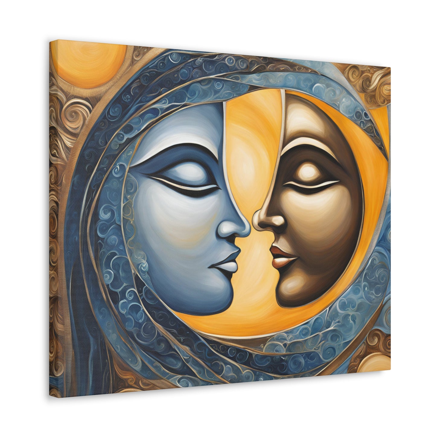 Canvas Gallery Wrap - Duality Embrace Diversity in Art