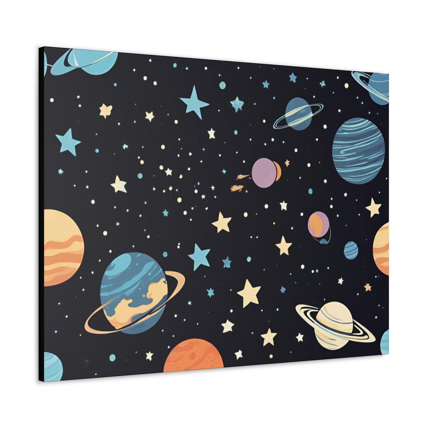 Space Canvas Wraps For Kids Room