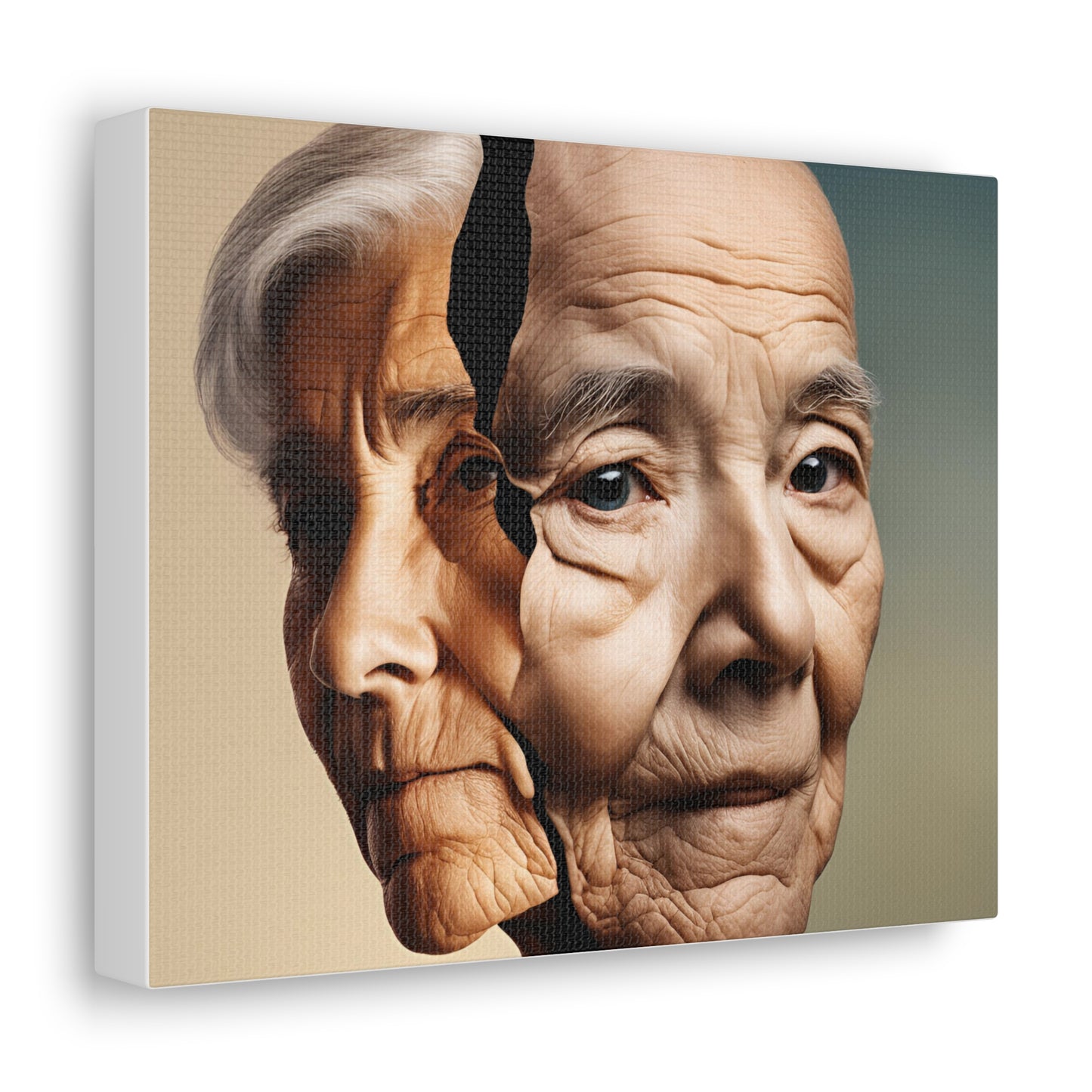 Emotional Canvas Gallery Wraps - Timeless Faces of Aging