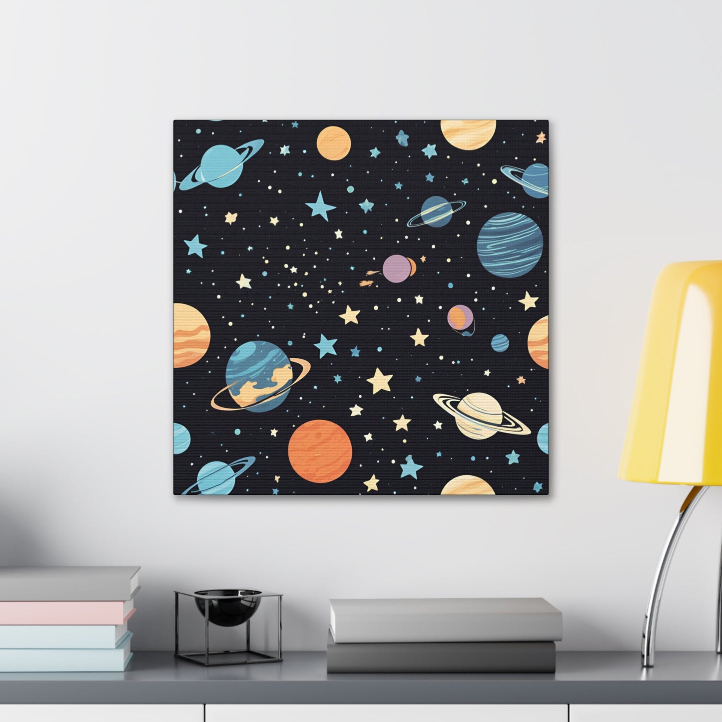 Space Canvas Wraps For Kids Room