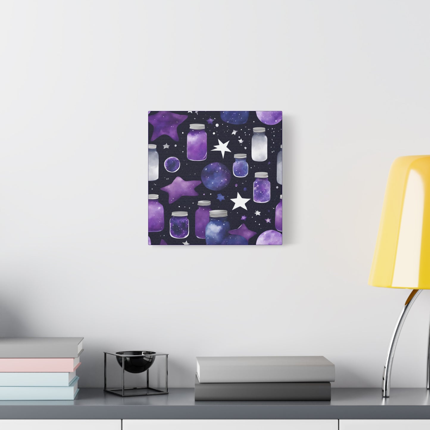 Dreamer's Cosmic Starry Night Canvas – Celestial Wall Art for Inspired Home Decor