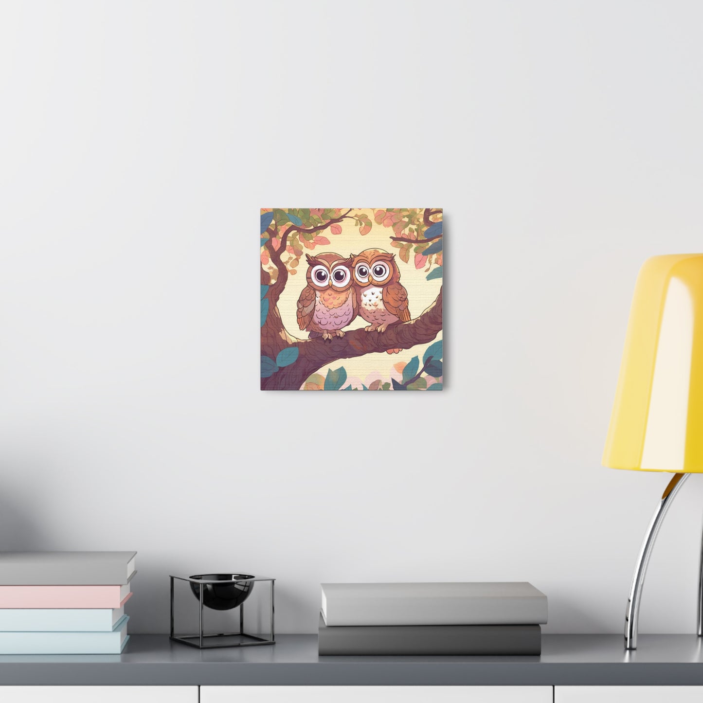 Charming Owl Canvas Gallery Wrap - Perfect Wall Art for Nature Lovers