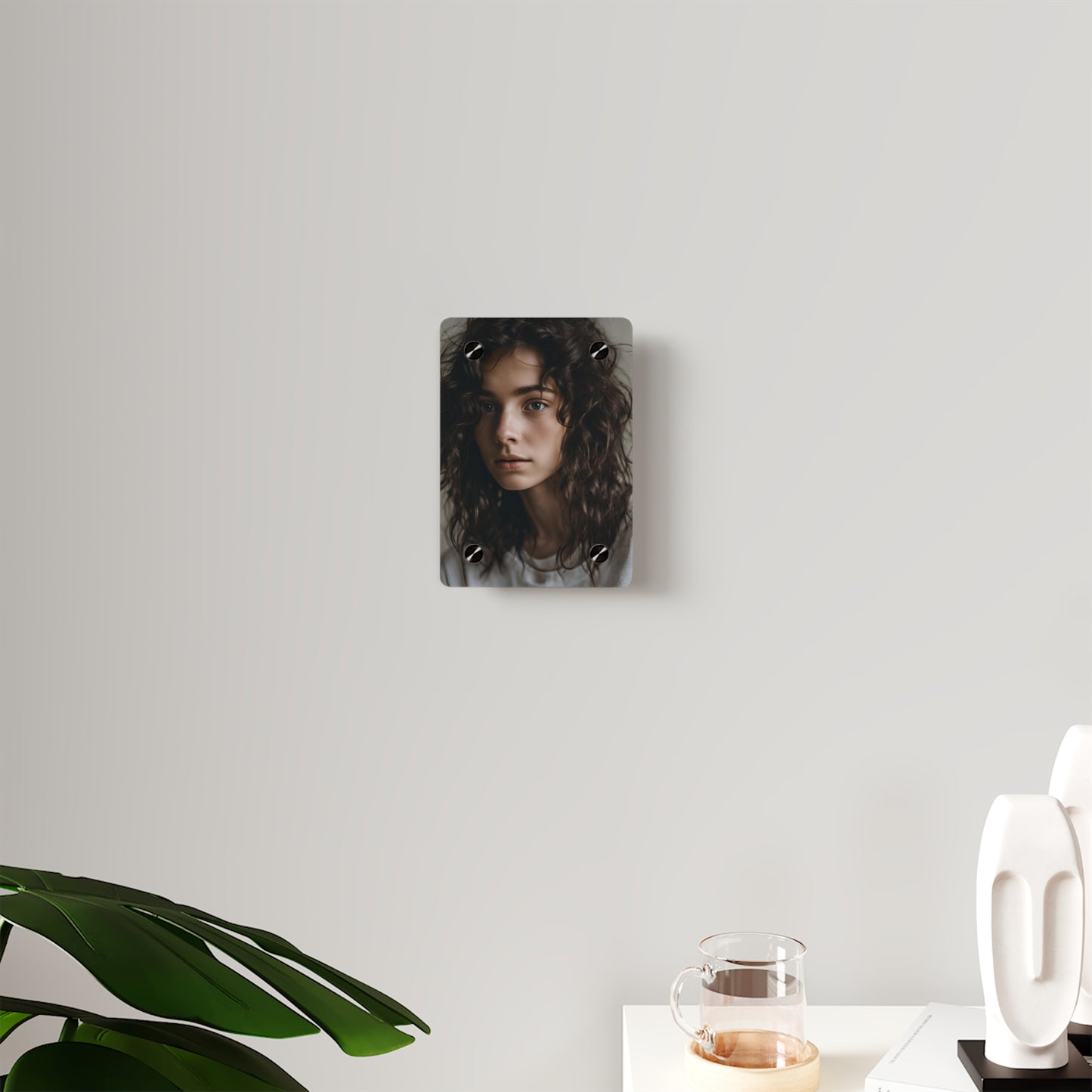 Modern Acrylic Wall Art - Elegant Portrait Panel for Home Decor