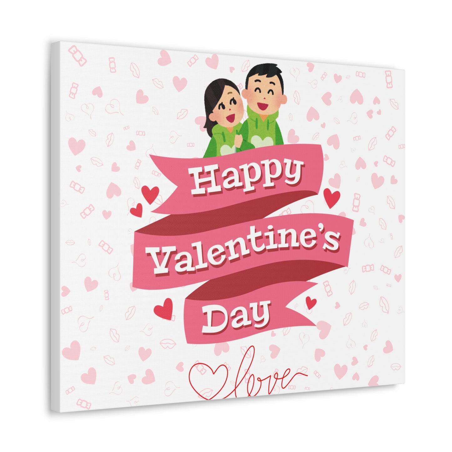 Valentine's Day Canvas Wrap