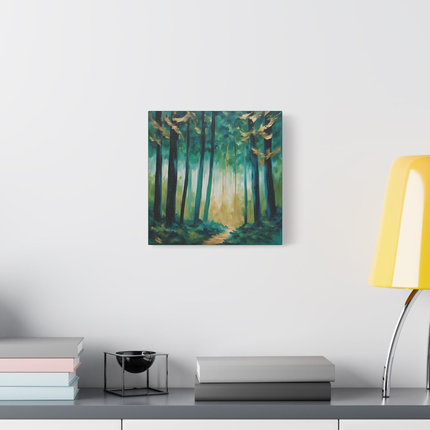 Serene Forest Canvas Wall Art – Tranquil Nature Landscape Print